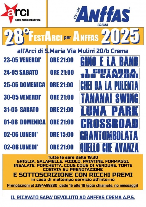 Locandina evento