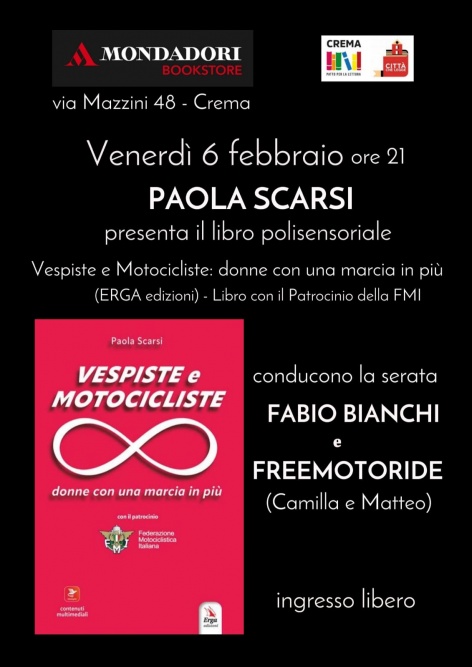 Presentazione: VESPISTE E MOTOCICLISTE di Paola Scarsi