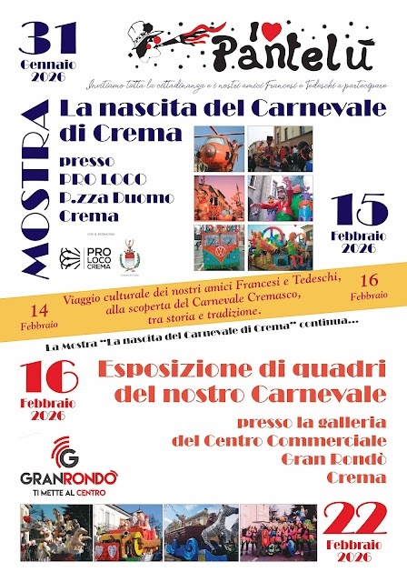 Mostra: LA NASCITA DEL CARNEVALE DI CREMA