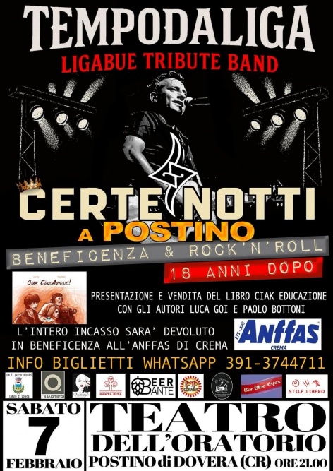 Beneficenza: TEMPO DA LIGA in concerto