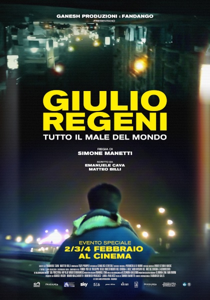 Cineforum: GIULIO REGENI - TUTTO IL MALE DEL MONDO