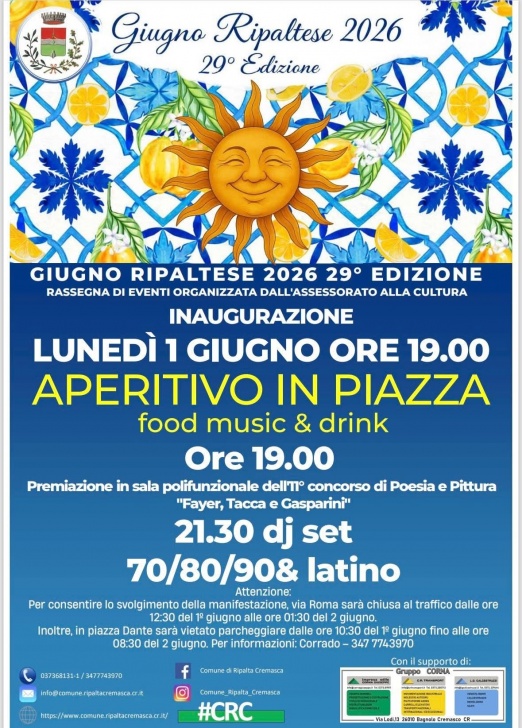 XXIX Giugno Ripaltese: INAUGURAZIONE