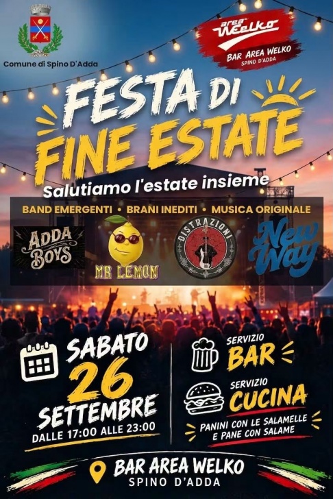 FESTA DI FINE ESTATE