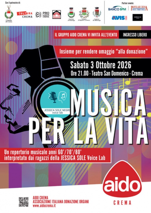 Evento AIDO Crema:  MUSICA PER LA VITA