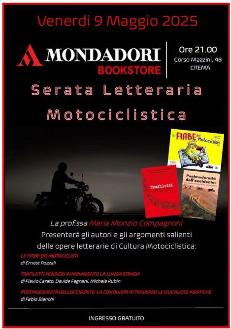 Serata Letteraria Motociclistica