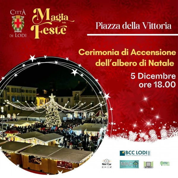 ACCENSIONE DELL’ALBERO DI NATALE